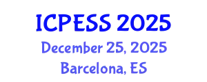 International Conference on Physical Education and Sport Science (ICPESS) December 25, 2025 - Barcelona, Spain