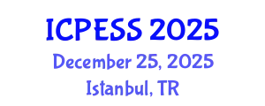 International Conference on Physical Education and Sport Science (ICPESS) December 25, 2025 - Istanbul, Turkey