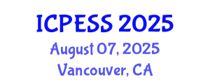 International Conference on Physical Education and Sport Science (ICPESS) August 07, 2025 - Vancouver, Canada