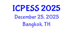 International Conference on Physical Education and Sport Science (ICPESS) December 25, 2025 - Bangkok, Thailand