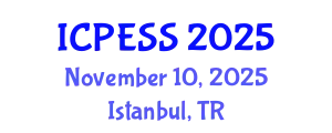 International Conference on Physical Education and Sport Science (ICPESS) November 10, 2025 - Istanbul, Turkey