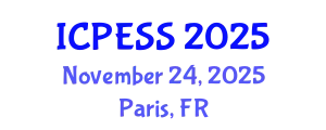 International Conference on Physical Education and Sport Science (ICPESS) November 24, 2025 - Paris, France