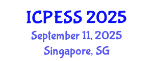 International Conference on Physical Education and Sport Science (ICPESS) September 11, 2025 - Singapore, Singapore
