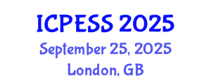 International Conference on Physical Education and Sport Science (ICPESS) September 25, 2025 - London, United Kingdom