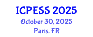 International Conference on Physical Education and Sport Science (ICPESS) October 30, 2025 - Paris, France