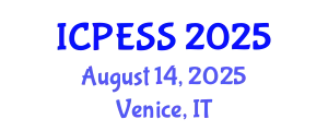 International Conference on Physical Education and Sport Science (ICPESS) August 14, 2025 - Venice, Italy