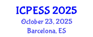 International Conference on Physical Education and Sport Science (ICPESS) October 23, 2025 - Barcelona, Spain