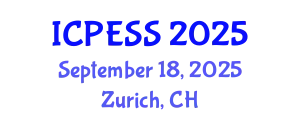 International Conference on Physical Education and Sport Science (ICPESS) September 18, 2025 - Zurich, Switzerland