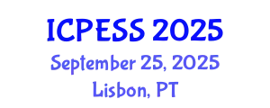 International Conference on Physical Education and Sport Science (ICPESS) September 25, 2025 - Lisbon, Portugal