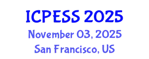 International Conference on Physical Education and Sport Science (ICPESS) November 03, 2025 - San Francisco, United States