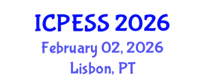 International Conference on Physical Education and Sport Science (ICPESS) February 02, 2026 - Lisbon, Portugal