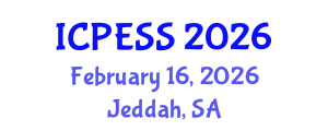 International Conference on Physical Education and Sport Science (ICPESS) February 16, 2026 - Jeddah, Saudi Arabia