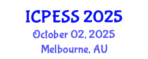 International Conference on Physical Education and Sport Science (ICPESS) October 02, 2025 - Melbourne, Australia