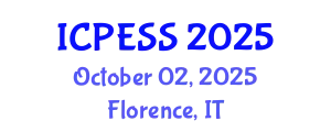 International Conference on Physical Education and Sport Science (ICPESS) October 02, 2025 - Florence, Italy