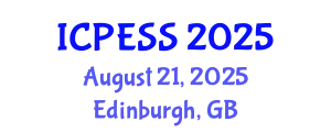 International Conference on Physical Education and Sport Science (ICPESS) August 21, 2025 - Edinburgh, United Kingdom