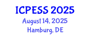 International Conference on Physical Education and Sport Science (ICPESS) August 14, 2025 - Hamburg, Germany