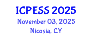 International Conference on Physical Education and Sport Science (ICPESS) November 03, 2025 - Nicosia, Cyprus