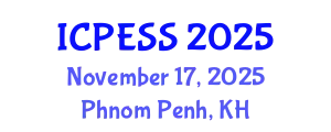 International Conference on Physical Education and Sport Science (ICPESS) November 17, 2025 - Phnom Penh, Cambodia