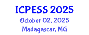 International Conference on Physical Education and Sport Science (ICPESS) October 02, 2025 - Madagascar, Madagascar