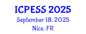 International Conference on Physical Education and Sport Science (ICPESS) September 18, 2025 - Nice, France