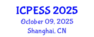 International Conference on Physical Education and Sport Science (ICPESS) October 09, 2025 - Shanghai, China