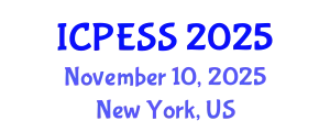 International Conference on Physical Education and Sport Science (ICPESS) November 10, 2025 - New York, United States