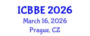 International Conference on Bioinformatics and Biomedical Engineering (ICBBE) March 16, 2026 - Prague, Czechia