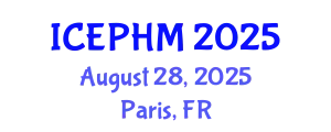International Conference on Environmental and Public Health Management (ICEPHM) August 28, 2025 - Paris, France