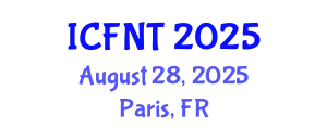 International Conference on Food and Nutrition Technology (ICFNT) August 28, 2025 - Paris, France