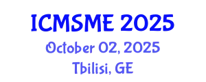 International Conference on Materials Science and Mechanical Engineering (ICMSME) October 02, 2025 - Tbilisi, Georgia