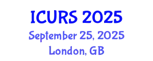 International Conference on Urban and Regional Studies (ICURS) September 25, 2025 - London, United Kingdom