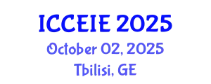 International Conference on Civil, Environmental and Infrastructure Engineering (ICCEIE) October 02, 2025 - Tbilisi, Georgia