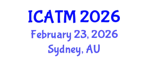 International Conference on Air Transport Management (ICATM) February 23, 2026 - Sydney, Australia