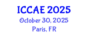 International Conference on Civil Society and Architectural Engineering (ICCAE) October 30, 2025 - Paris, France