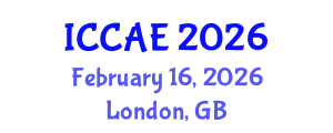 International Conference on Civil Society and Architectural Engineering (ICCAE) February 16, 2026 - London, United Kingdom