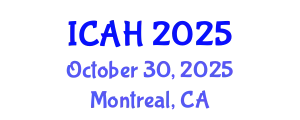 International Conference on Aerodynamics and Hydrodynamics (ICAH) October 30, 2025 - Montreal, Canada