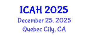 International Conference on Aerodynamics and Hydrodynamics (ICAH) December 25, 2025 - Quebec City, Canada