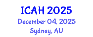 International Conference on Aerodynamics and Hydrodynamics (ICAH) December 04, 2025 - Sydney, Australia