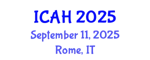 International Conference on Aerodynamics and Hydrodynamics (ICAH) September 11, 2025 - Rome, Italy