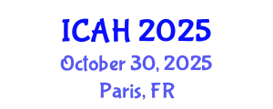 International Conference on Aerodynamics and Hydrodynamics (ICAH) October 30, 2025 - Paris, France