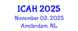 International Conference on Aerodynamics and Hydrodynamics (ICAH) November 03, 2025 - Amsterdam, Netherlands