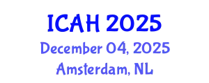 International Conference on Aerodynamics and Hydrodynamics (ICAH) December 04, 2025 - Amsterdam, Netherlands