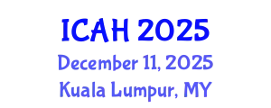International Conference on Aerodynamics and Hydrodynamics (ICAH) December 11, 2025 - Kuala Lumpur, Malaysia