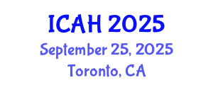 International Conference on Aerodynamics and Hydrodynamics (ICAH) September 25, 2025 - Toronto, Canada