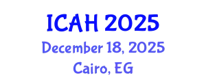 International Conference on Aerodynamics and Hydrodynamics (ICAH) December 18, 2025 - Cairo, Egypt