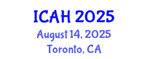 International Conference on Aerodynamics and Hydrodynamics (ICAH) August 14, 2025 - Toronto, Canada