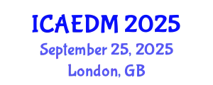 International Conference on Architectural Engineering and Design Management (ICAEDM) September 25, 2025 - London, United Kingdom