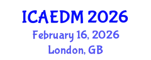 International Conference on Architectural Engineering and Design Management (ICAEDM) February 16, 2026 - London, United Kingdom