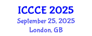 International Conference on Construction and Civil Engineering (ICCCE) September 25, 2025 - London, United Kingdom