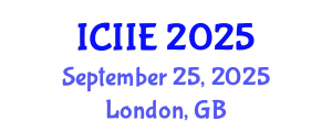 International Conference on Industrial and Information Engineering (ICIIE) September 25, 2025 - London, United Kingdom